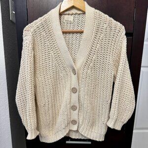 Babaa No 18 Mini Cardigan in Natural